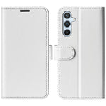 Anti-scratch Folio Flip Phone Case For Samsung Galaxy A54 5G Crazy Horse Texture PU Leather + TPU Phone Cover Stand Wallet