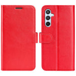 Anti-scratch Folio Flip Phone Case For Samsung Galaxy A54 5G Crazy Horse Texture PU Leather + TPU Phone Cover Stand Wallet