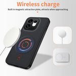 WANLONFENG for Oppo Reno16 5G (Global) KJB Series Magnetic Case Tech Fabric Texture PC+TPU Shockproof Phone Cover