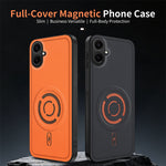WANLONFENG til Samsung Galaxy A06 4G KJB Series Magnetisk Cover Teknologi-stoftekstur PC+TPU Stødsikkert Telefoncover