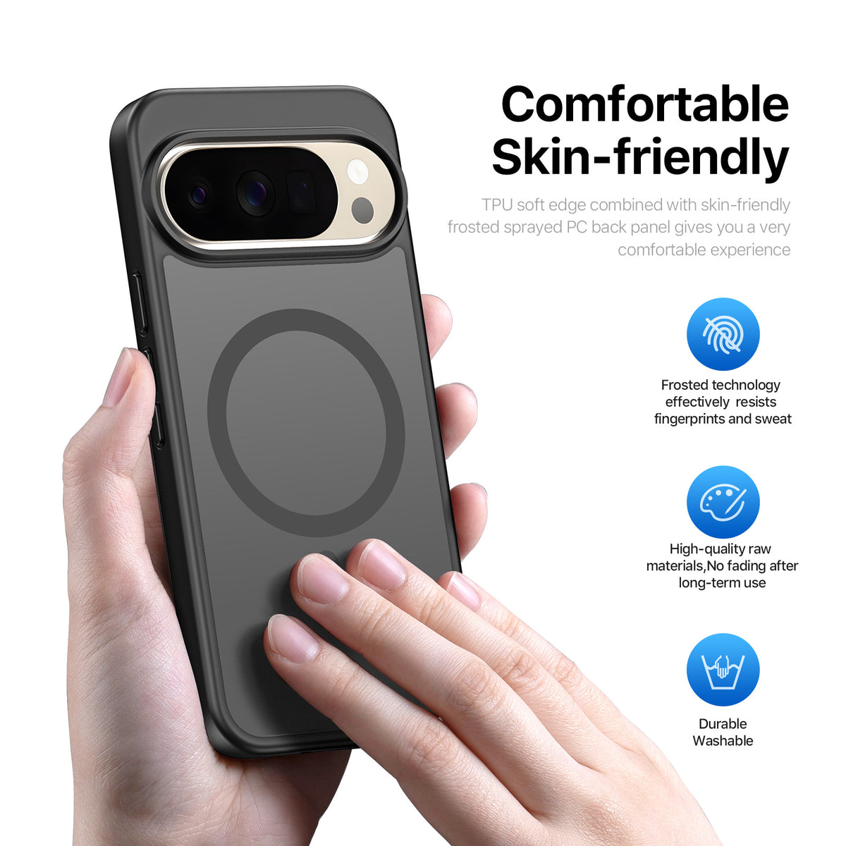 DUX DUCIS Yind Google Pixel 11 Pro/10 Pro/10/9/9 Pro/11 Skal - Svart