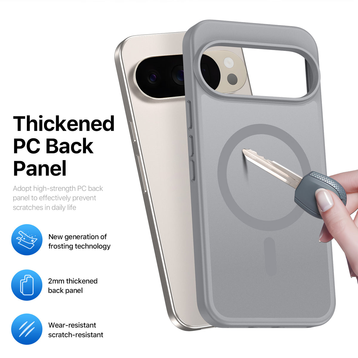DUX DUCIS Yind Google Pixel 11 Pro/10 Pro/10/9/9 Pro/11 Skal - Grå
