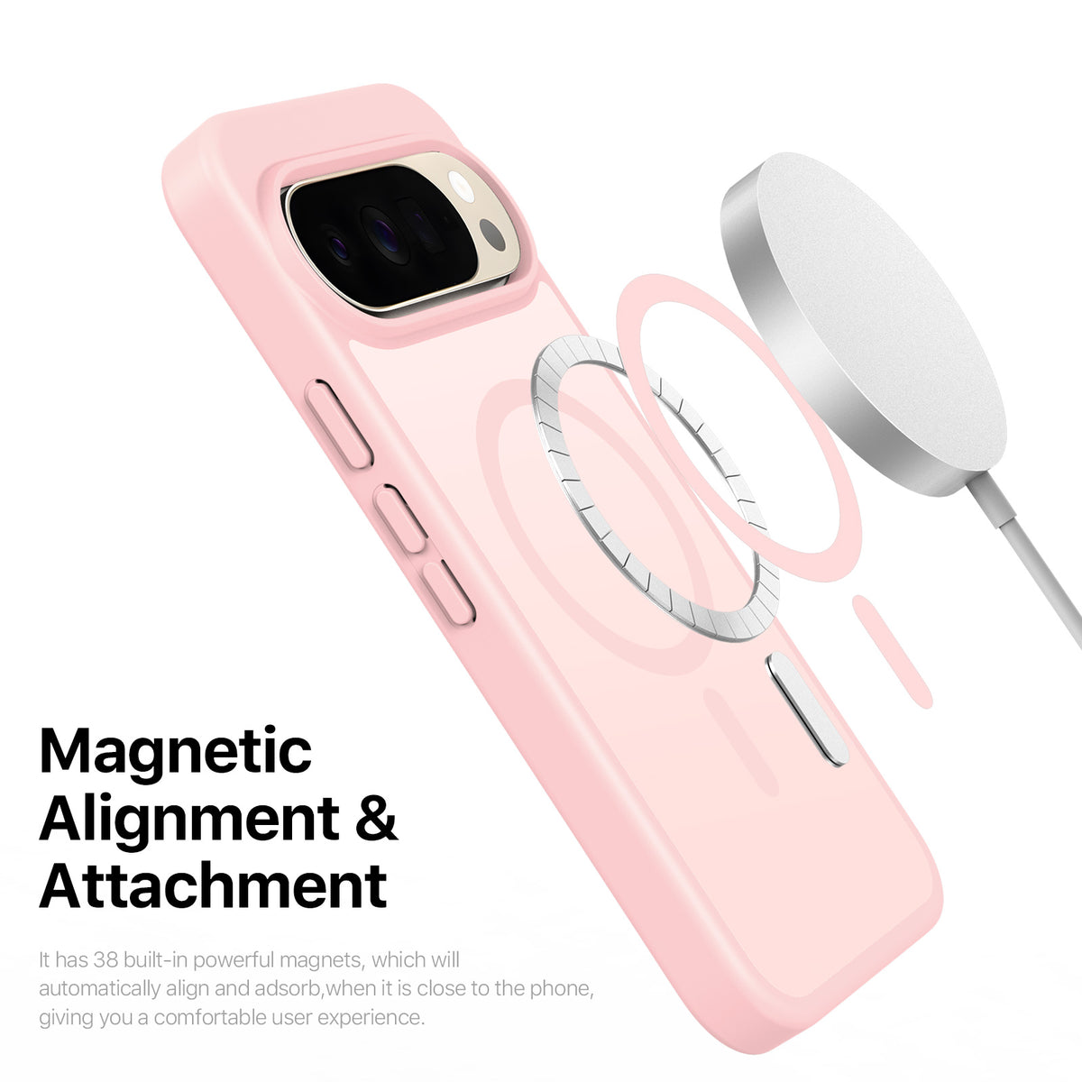 DUX DUCIS Yind Google Pixel 10 Pro XL / 9 Pro XL / 11 Pro XL Skal - Ljusrosa