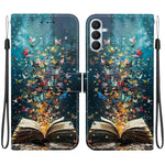For Samsung Galaxy S26+ Case Pattern Printing PU Leather Wallet Flip Stand Phone Cover with Wrist Strap