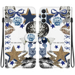 For Samsung Galaxy S26+ Case Pattern Printing PU Leather Wallet Flip Stand Phone Cover with Wrist Strap