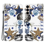 For Samsung Galaxy S26 FE Case Pattern Printing PU Leather Wallet Flip Stand Phone Cover with Wrist Strap