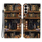 For Samsung Galaxy S26 FE Case Pattern Printing PU Leather Wallet Flip Stand Phone Cover with Wrist Strap