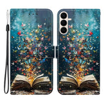 For Samsung Galaxy S26 FE Case Pattern Printing PU Leather Wallet Flip Stand Phone Cover with Wrist Strap