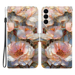 For Samsung Galaxy S26 FE Case Pattern Printing PU Leather Wallet Flip Stand Phone Cover with Wrist Strap