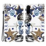 For Samsung Galaxy A27 5G Case Pattern Printing PU Leather Wallet Flip Stand Phone Cover with Wrist Strap