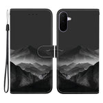 For Samsung Galaxy A27 5G Case Pattern Printing PU Leather Wallet Flip Stand Phone Cover with Wrist Strap