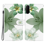 For Samsung Galaxy A27 5G Case Pattern Printing PU Leather Wallet Flip Stand Phone Cover with Wrist Strap