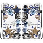 For Samsung Galaxy A08 4G / A07 4G Case Pattern Printing PU Leather Wallet Flip Stand Phone Cover with Wrist Strap