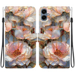 For Samsung Galaxy A08 4G / A07 4G Case Pattern Printing PU Leather Wallet Flip Stand Phone Cover with Wrist Strap