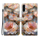 For Samsung Galaxy A37 5G / A36 5G Case Pattern Printing PU Leather Wallet Flip Stand Phone Cover with Wrist Strap