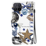 For Xiaomi 17T Case Pattern Printing PU Leather Wallet Flip Stand Phone Cover with Wrist Strap