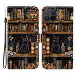 For Xiaomi 17T Case Pattern Printing PU Leather Wallet Flip Stand Phone Cover with Wrist Strap