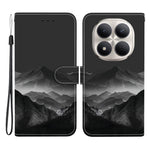 For Xiaomi Redmi Note 15 Pro+ 5G (Global) / Poco M8 Pro 5G Case Pattern Printing PU Leather Wallet Flip Stand Phone Cover with Wrist Strap