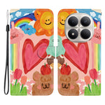 For Xiaomi Redmi Note 15 Pro+ 5G (Global) / Poco M8 Pro 5G Case Pattern Printing PU Leather Wallet Flip Stand Phone Cover with Wrist Strap
