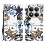 For Xiaomi Redmi Note 15 Pro 5G (Global) Case Pattern Printing PU Leather Wallet Flip Stand Phone Cover with Wrist Strap