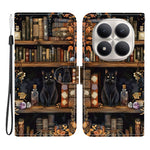 For Xiaomi Redmi Note 15 Pro 5G (Global) Case Pattern Printing PU Leather Wallet Flip Stand Phone Cover with Wrist Strap