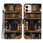 For Xiaomi Redmi 15C 5G (EU) (173mm) / 15C 4G (EU) (173mm) Case Pattern Printing PU Leather Wallet Flip Stand Phone Cover with Wrist Strap
