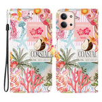 For Xiaomi Redmi 15C 5G (EU) (173mm) / 15C 4G (EU) (173mm) Case Pattern Printing PU Leather Wallet Flip Stand Phone Cover with Wrist Strap