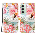 For Xiaomi Redmi 15 4G (EU) (171mm) / 15 5G (EU) (171mm)Case Pattern Printing PU Leather Wallet Flip Stand Phone Cover with Wrist Strap