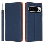 For Google Pixel 11 Pro XL Wallet Case Genuine Cow Leather Phone Cover Litchi Texture