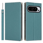 For Google Pixel 11 Pro XL Wallet Case Genuine Cow Leather Phone Cover Litchi Texture