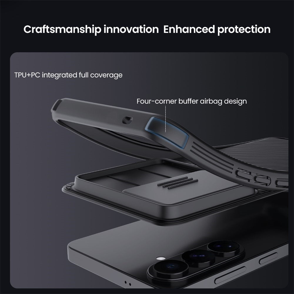 NILLKIN Camshield Pro Series For Samsung Galaxy S26 FE Case PC + TPU Phone Cover with Camera Slider