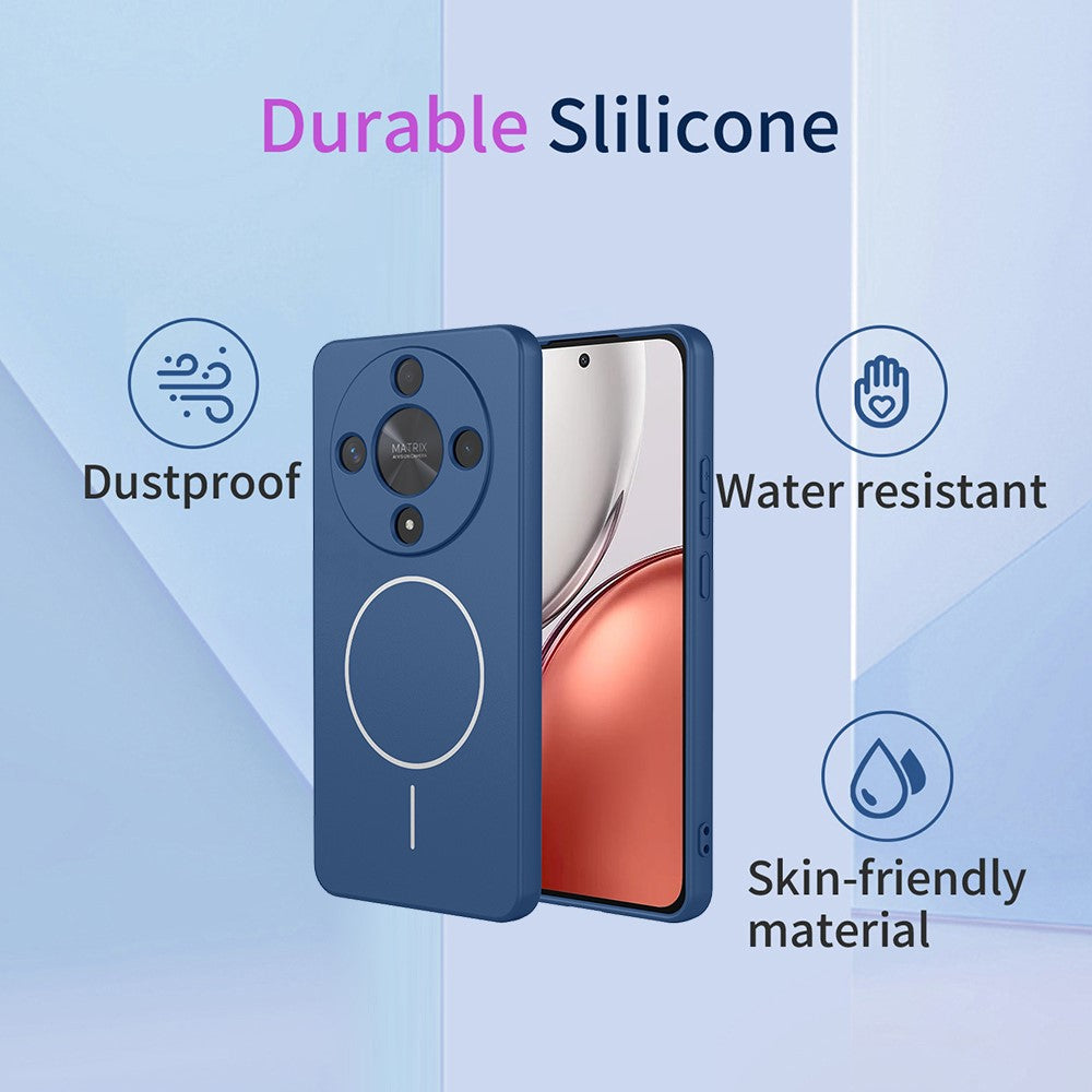 For Honor X70 5G  /  X9d 5G  /  Magic8 Lite 5G Magnetic Case Anti Drop Soft TPU Phone Back Cover