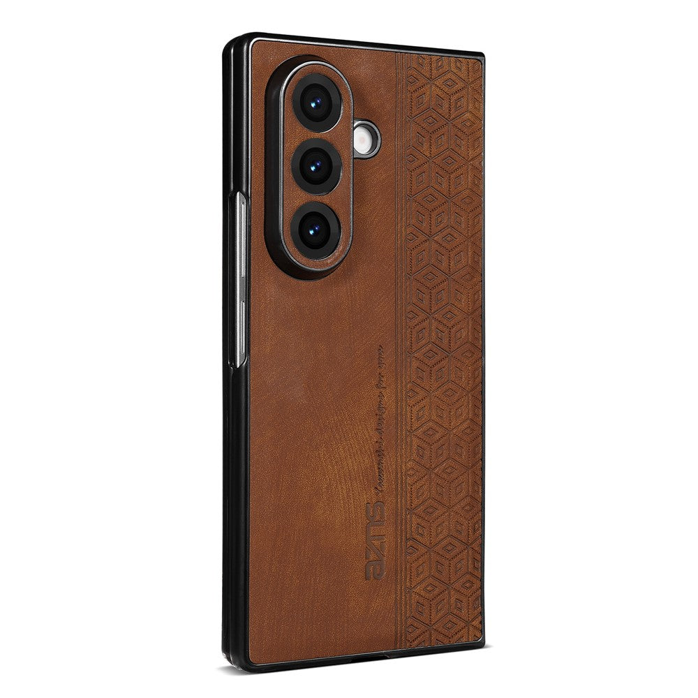AZNS For Samsung Galaxy Z Fold8 Ultra Champion Edition Case PU Leather Covered TPU Phone Protective Cover