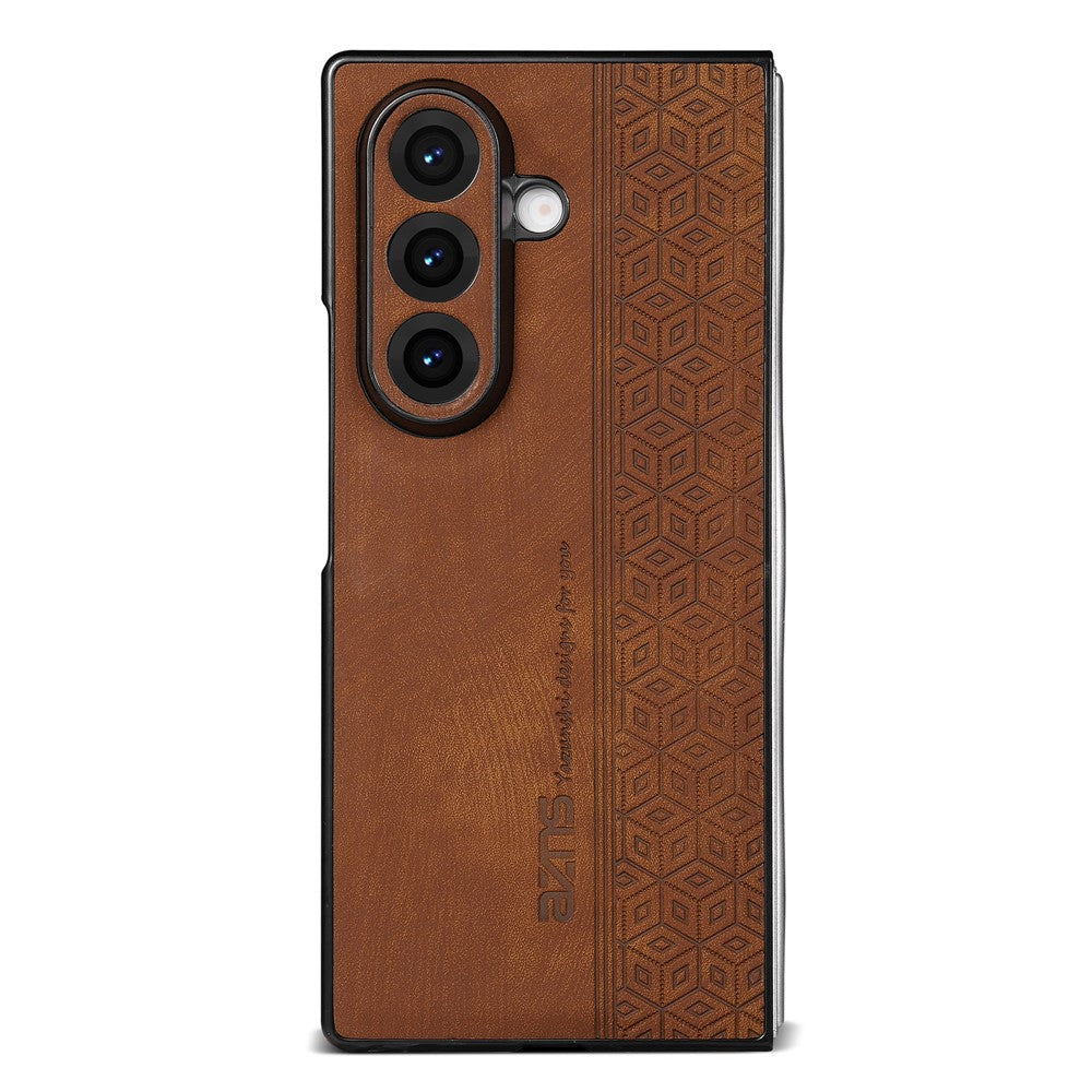 AZNS For Samsung Galaxy Z Fold8 Ultra Champion Edition Case PU Leather Covered TPU Phone Protective Cover