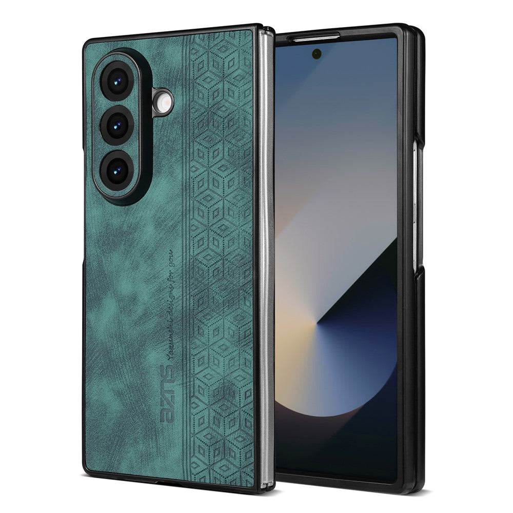 AZNS For Samsung Galaxy Z Fold8 Ultra Champion Edition Case PU Leather Covered TPU Phone Protective Cover