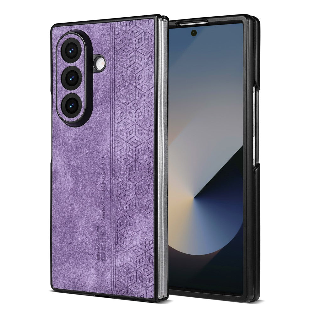 AZNS For Samsung Galaxy Z Fold8 Ultra Champion Edition Case PU Leather Covered TPU Phone Protective Cover