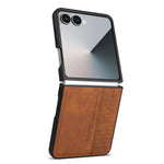 AZNS til Samsung Galaxy Z Flip8 Champion Edition etui PU-læderbeklædt TPU telefonbeskyttelsescover