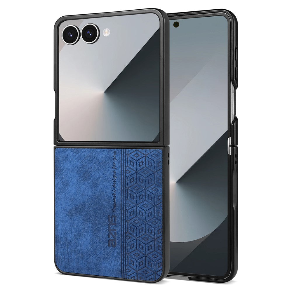AZNS til Samsung Galaxy Z Flip8 Champion Edition etui PU-læderbeklædt TPU telefonbeskyttelsescover