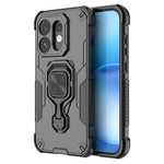 For Oppo Reno16 5G (Global) Case Rotatable Ring Kickstand PC + TPU Shockproof Phone Cover