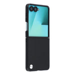 X-LEVEL Til Samsung Galaxy Z Flip8 Cover Kulfibertekstur PU Læder + PC Telefoncover