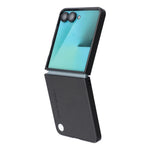 X-LEVEL Til Samsung Galaxy Z Flip8 Cover Kulfibertekstur PU Læder + PC Telefoncover