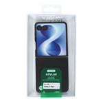 X-LEVEL Til Samsung Galaxy Z Flip8 Cover Kulfibertekstur PU Læder + PC Telefoncover