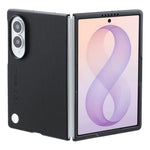 X-LEVEL For Samsung Galaxy Z Fold8 Case Carbon Fiber Texture PU Leather + PC Phone Cover