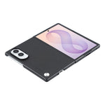 X-LEVEL For Samsung Galaxy Z Fold8 Case Carbon Fiber Texture PU Leather + PC Phone Cover