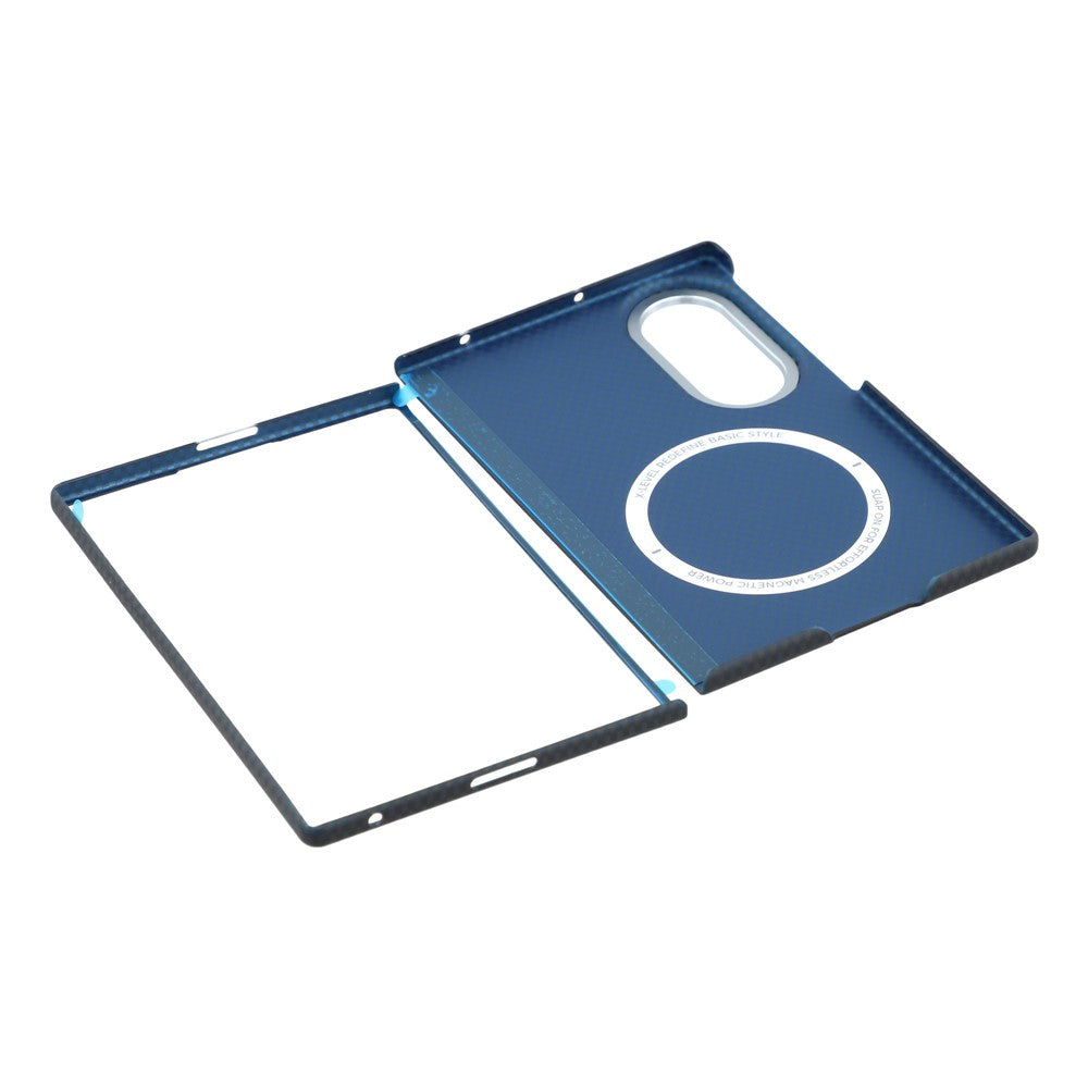 X-LEVEL Til Samsung Galaxy Z Fold8 Magnetisk Cover Kulfibernanofiber + Metal Linseramme Telefoncover