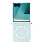 X-LEVEL til Samsung Galaxy Z Flip8 Magnetisk cover Hængselbeskyttelse Krystalklar PC Telefoncover