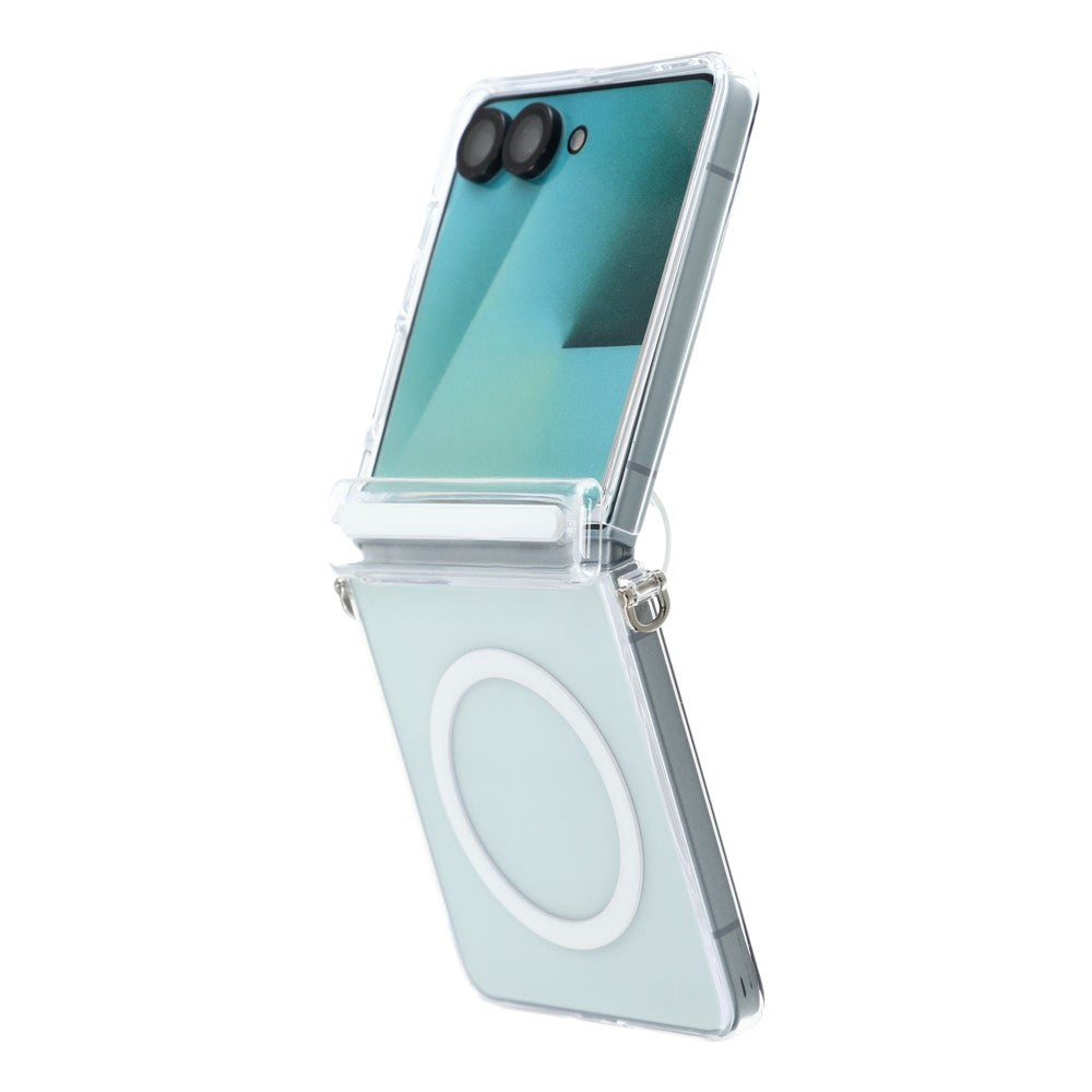X-LEVEL til Samsung Galaxy Z Flip8 Magnetisk cover Hængselbeskyttelse Krystalklar PC Telefoncover
