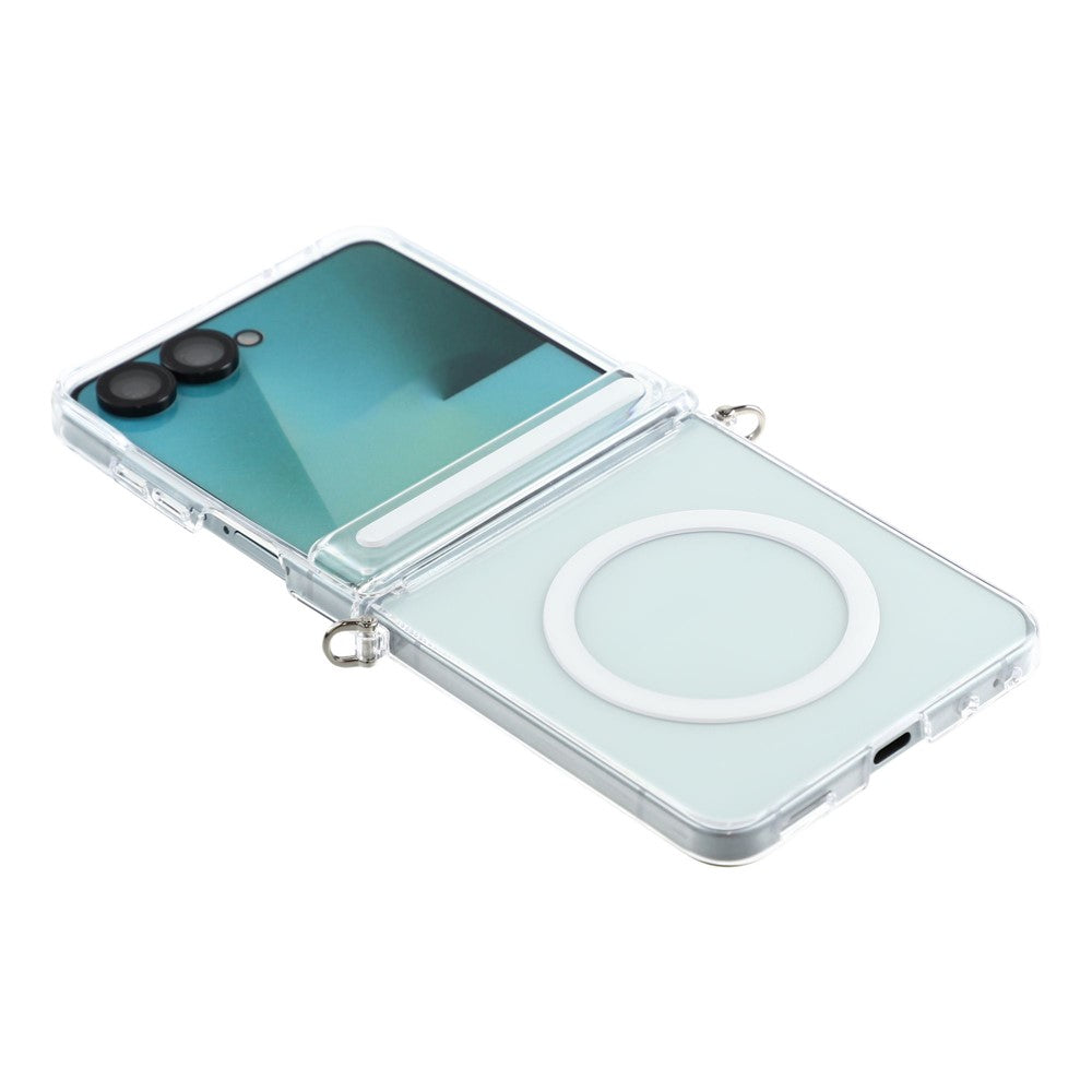 X-LEVEL til Samsung Galaxy Z Flip8 Magnetisk cover Hængselbeskyttelse Krystalklar PC Telefoncover