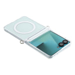 X-LEVEL til Samsung Galaxy Z Flip8 Magnetisk cover Hængselbeskyttelse Krystalklar PC Telefoncover