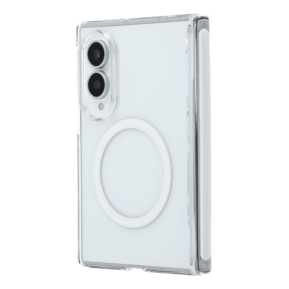 X-LEVEL for Samsung Galaxy Z Fold8 Magnetic Case Hinge Protection Crystal Clear PC Phone Cover